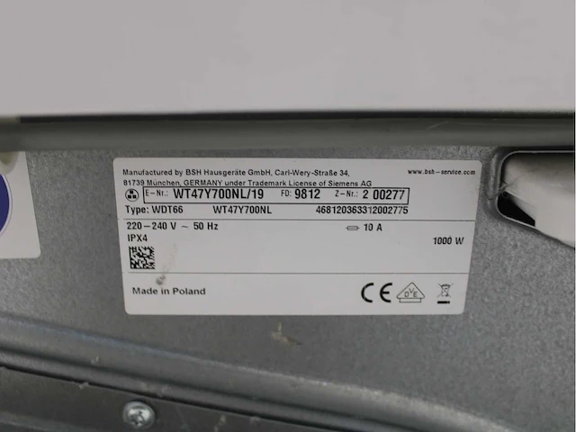 Bosch serie|6 ecosilence drive wasmachine & bosch serie|6 selfcleaning condenser wasdroger - afbeelding 8 van  8