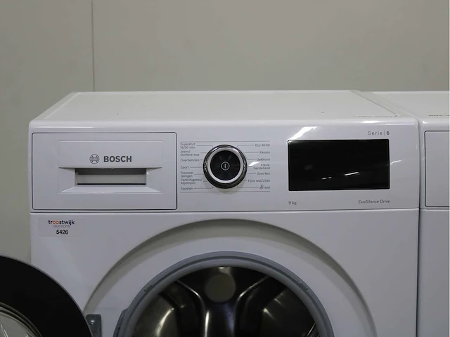 Bosch serie|6 ecosilence drive wasmachine & bosch serie|6 selfcleaning condenser wasdroger - afbeelding 3 van  8