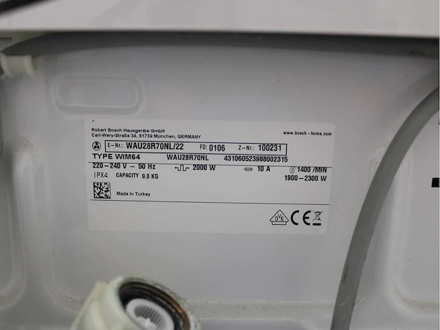 Bosch serie|6 ecosilence drive wasmachine & bosch serie|6 selfcleaning condenser wasdroger - afbeelding 5 van  8