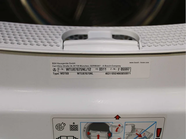 Bosch serie|6 ecosilence drive wasmachine & bosch serie|6 selfcleaning condenser wasdroger - afbeelding 8 van  8