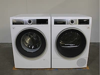 Bosch serie|6 ecosilence drive wasmachine & bosch serie|6 selfcleaning condenser wasdroger - afbeelding 1 van  8