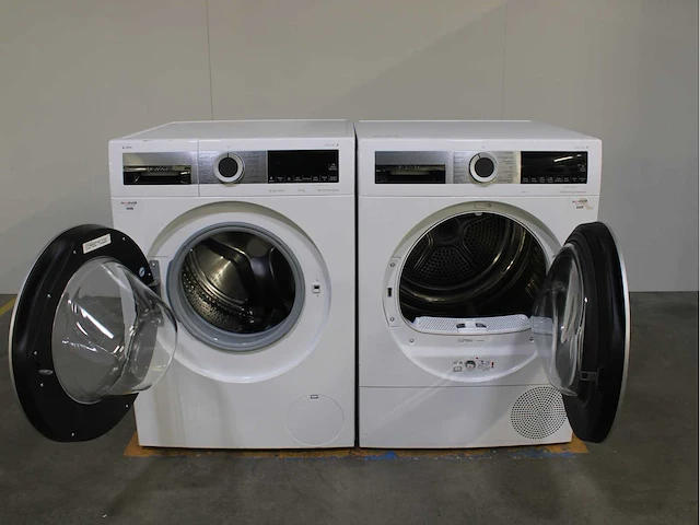 Bosch serie|6 ecosilence drive wasmachine & bosch serie|6 selfcleaning condenser wasdroger - afbeelding 2 van  8