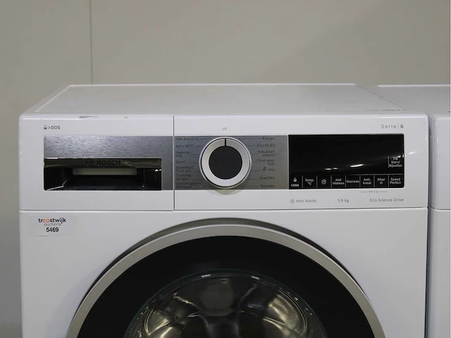 Bosch serie|6 ecosilence drive wasmachine & bosch serie|6 selfcleaning condenser wasdroger - afbeelding 3 van  8