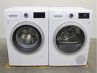 Bosch serie|6 ecosilence drive wasmachine & bosch serie|6 selfcleaning condenser wasdroger - afbeelding 1 van  8