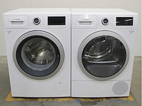 Bosch serie|6 ecosilence drive wasmachine & bosch serie|6 selfcleaning condenser wasdroger - afbeelding 1 van  8