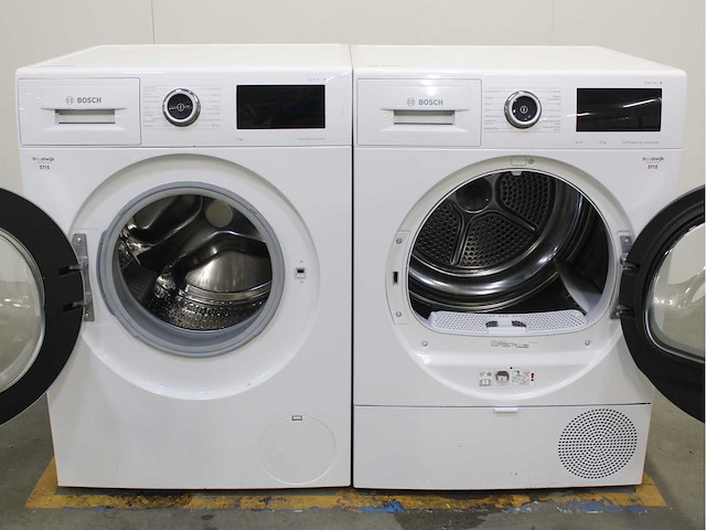 Bosch serie|6 ecosilence drive wasmachine & bosch serie|6 selfcleaning condenser wasdroger - afbeelding 2 van  8