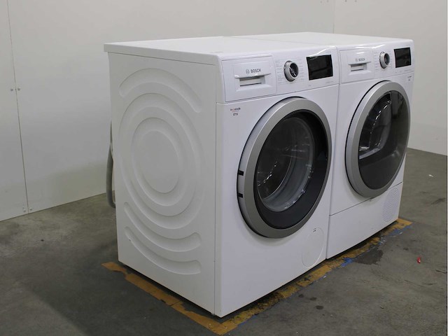 Bosch serie|6 ecosilence drive wasmachine & bosch serie|6 selfcleaning condenser wasdroger - afbeelding 4 van  8