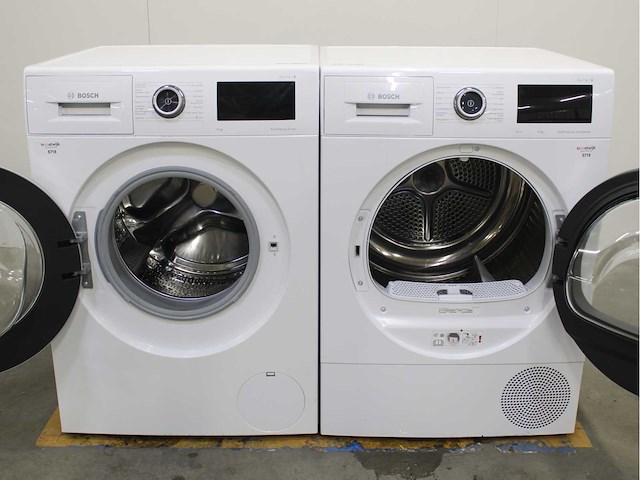 Bosch serie|6 ecosilence drive wasmachine & bosch serie|6 selfcleaning condenser wasdroger - afbeelding 2 van  8
