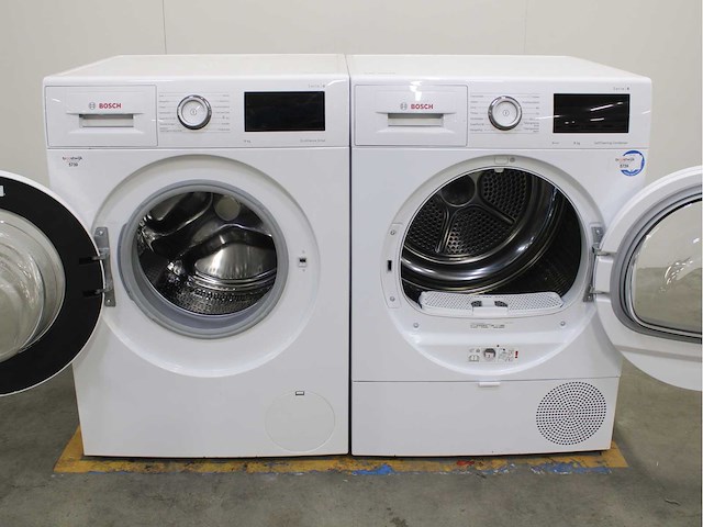 Bosch serie|6 ecosilence drive wasmachine & bosch serie|6 selfcleaning condenser wasdroger - afbeelding 2 van  8