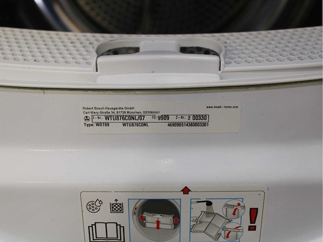 Bosch serie|6 ecosilence drive wasmachine & bosch serie|6 selfcleaning condenser wasdroger - afbeelding 8 van  8