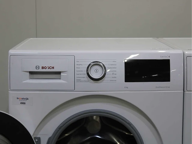 Bosch serie|6 ecosilence drive wasmachine & bosch serie|6 wasdroger - afbeelding 3 van  8