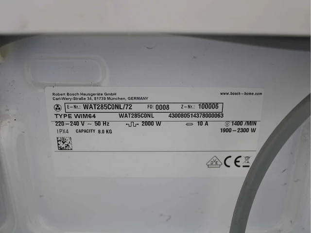 Bosch serie|6 ecosilence drive wasmachine & bosch serie|6 wasdroger - afbeelding 5 van  8