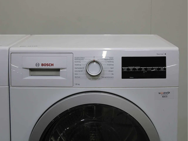 Bosch serie|6 ecosilence drive wasmachine & bosch serie|6 wasdroger - afbeelding 6 van  8