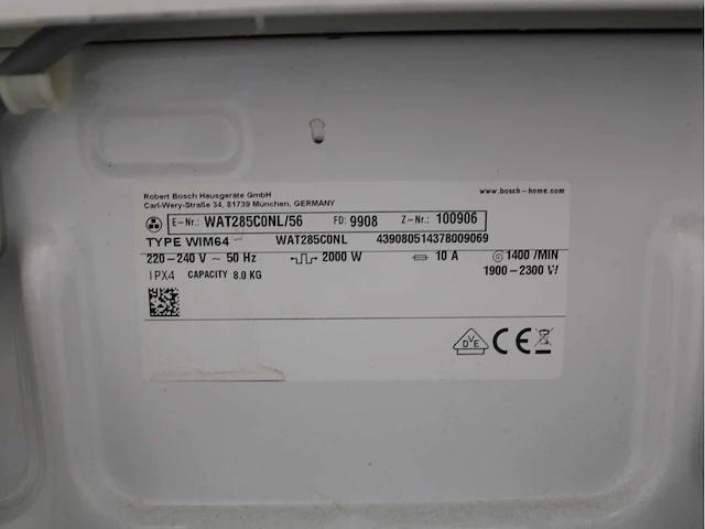 Bosch serie|6 ecosilence drive wasmachine & bosch serie|6 wasdroger - afbeelding 5 van  8