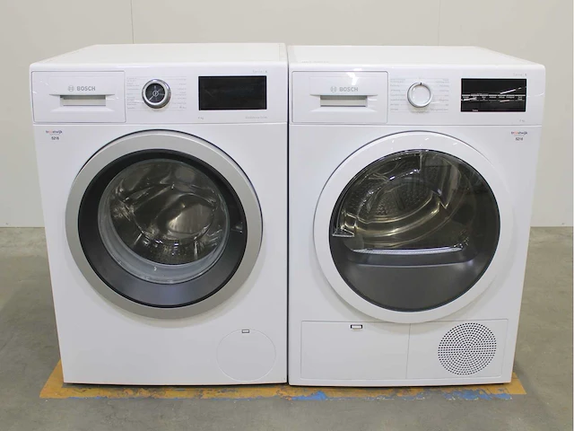 Bosch serie|6 ecosilence drive wasmachine & bosch serie|6 wasdroger - afbeelding 1 van  8