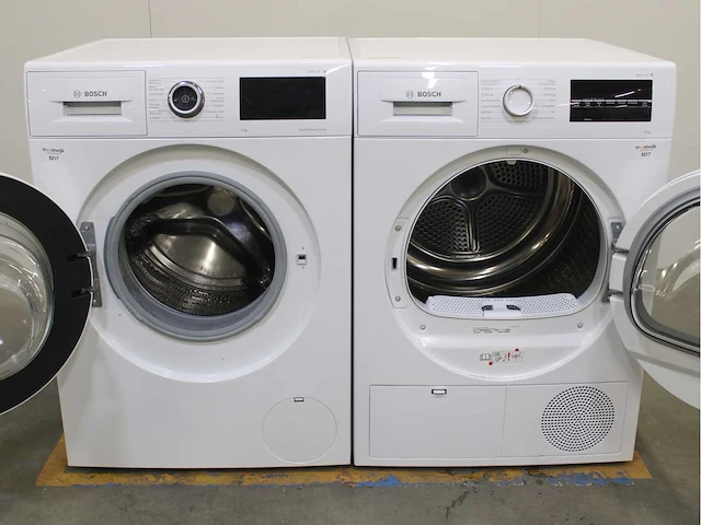 Bosch serie|6 ecosilence drive wasmachine & bosch serie|6 wasdroger - afbeelding 2 van  8