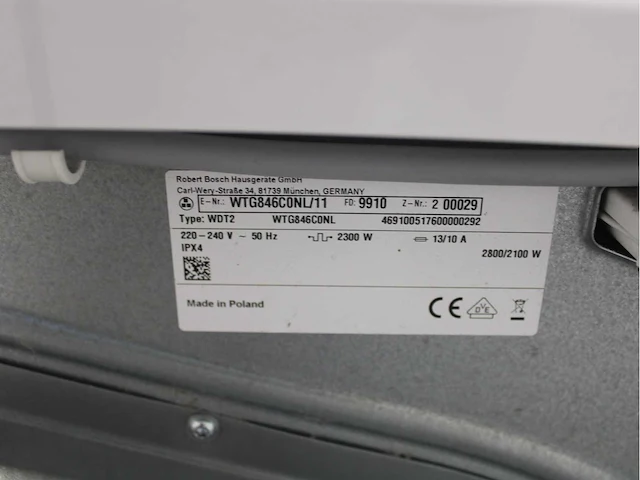 Bosch serie|6 ecosilence drive wasmachine & bosch serie|6 wasdroger - afbeelding 8 van  8