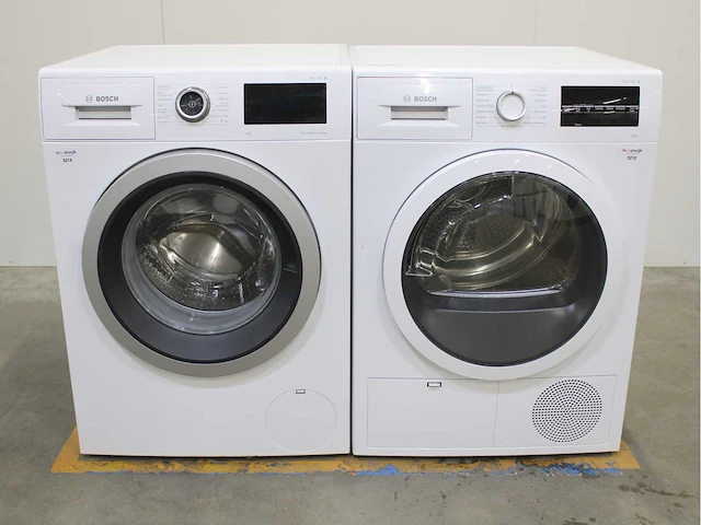 Bosch serie|6 ecosilence drive wasmachine & bosch serie|6 wasdroger - afbeelding 1 van  8