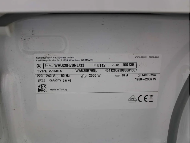 Bosch serie|6 ecosilence drive wasmachine & bosch serie|6 wasdroger - afbeelding 5 van  8