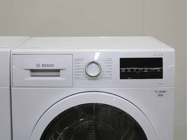 Bosch serie|6 ecosilence drive wasmachine & bosch serie|6 wasdroger - afbeelding 6 van  8