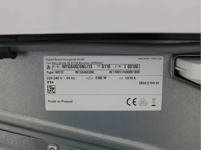 Bosch serie|6 ecosilence drive wasmachine & bosch serie|6 wasdroger - afbeelding 8 van  8