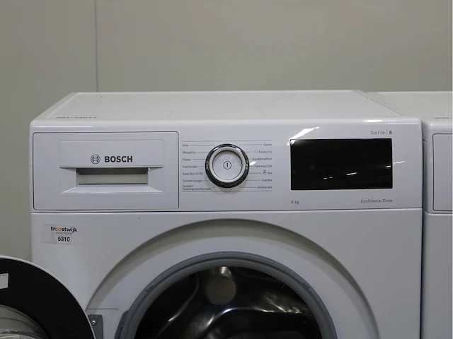 Bosch serie|6 ecosilence drive wasmachine & bosch serie|6 wasdroger - afbeelding 3 van  8