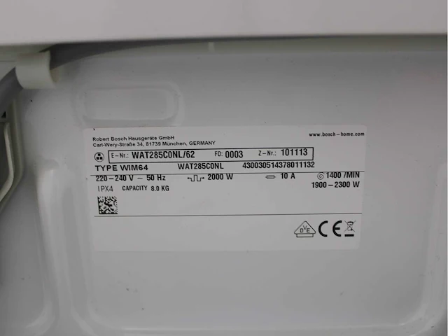 Bosch serie|6 ecosilence drive wasmachine & bosch serie|6 wasdroger - afbeelding 5 van  8