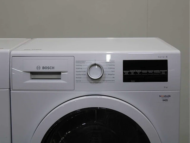 Bosch serie|6 ecosilence drive wasmachine & bosch serie|6 wasdroger - afbeelding 6 van  8