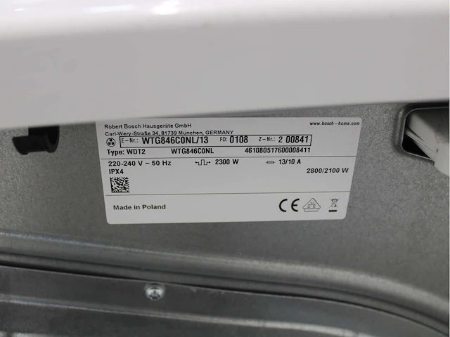 Bosch serie|6 ecosilence drive wasmachine & bosch serie|6 wasdroger - afbeelding 8 van  8