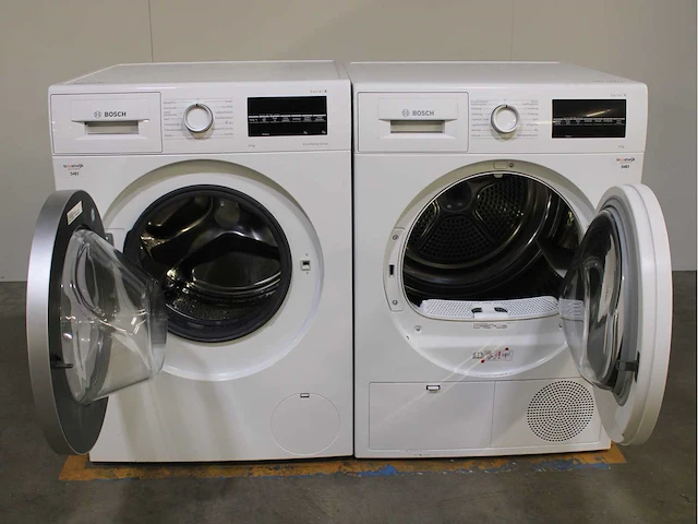 Bosch serie|6 ecosilence drive wasmachine & bosch serie|6 wasdroger - afbeelding 2 van  8