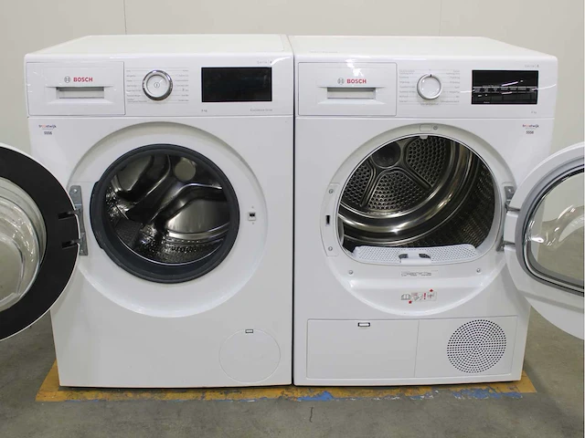 Bosch serie|6 ecosilence drive wasmachine & bosch serie|6 wasdroger - afbeelding 2 van  8