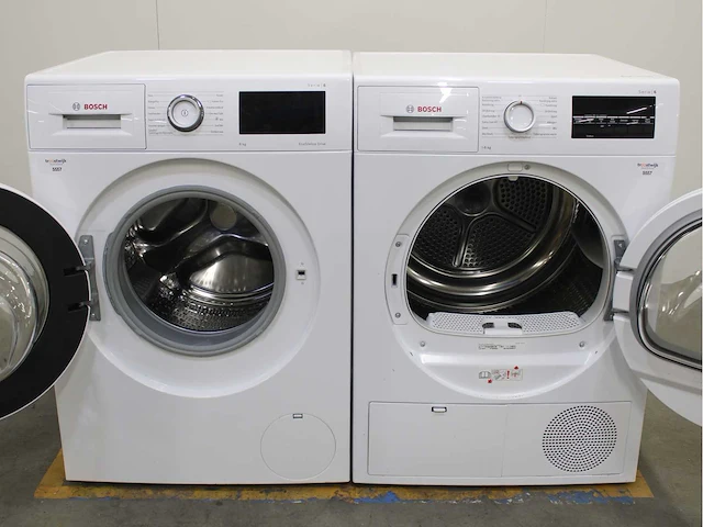 Bosch serie|6 ecosilence drive wasmachine & bosch serie|6 wasdroger - afbeelding 2 van  8