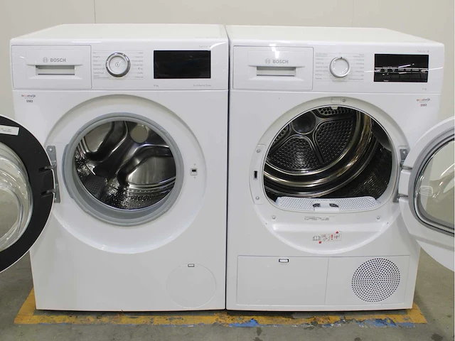 Bosch serie|6 ecosilence drive wasmachine & bosch serie|6 wasdroger - afbeelding 2 van  8