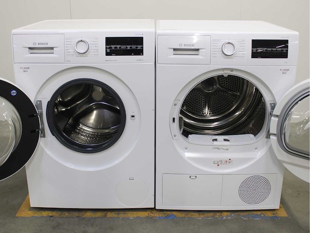 Bosch serie|6 ecosilence drive wasmachine & bosch serie|6 wasdroger - afbeelding 2 van  8