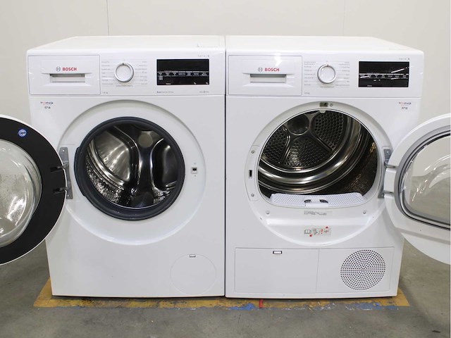 Bosch serie|6 ecosilence drive wasmachine & bosch serie|6 wasdroger - afbeelding 2 van  8