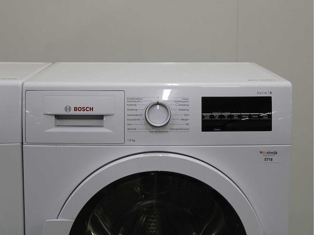 Bosch serie|6 ecosilence drive wasmachine & bosch serie|6 wasdroger - afbeelding 6 van  8