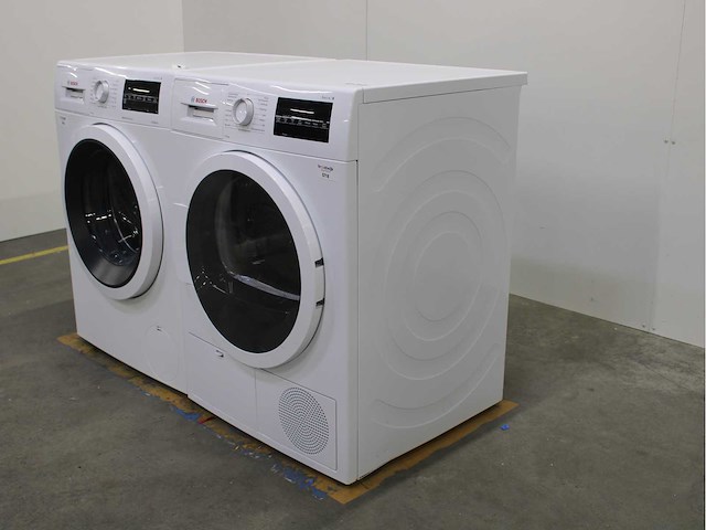 Bosch serie|6 ecosilence drive wasmachine & bosch serie|6 wasdroger - afbeelding 7 van  8