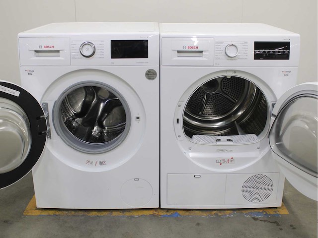 Bosch serie|6 ecosilence drive wasmachine & bosch serie|6 wasdroger - afbeelding 2 van  8