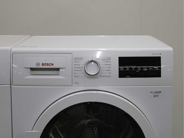 Bosch serie|6 ecosilence drive wasmachine & bosch serie|6 wasdroger - afbeelding 6 van  8