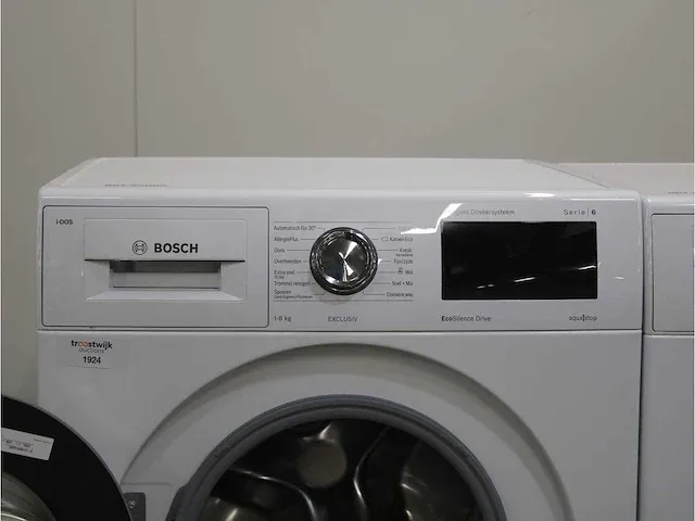 Bosch serie|6 i-dos ecosilence drive exclusiv wasmachine & bosch serie|6 exclusiv droger - afbeelding 3 van  8