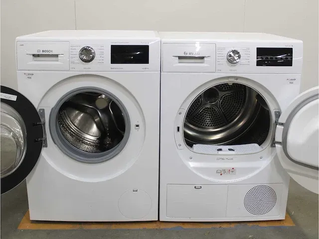 Bosch serie|6 i-dos ecosilence drive exclusiv wasmachine & bosch serie|6 exclusiv droger - afbeelding 2 van  8