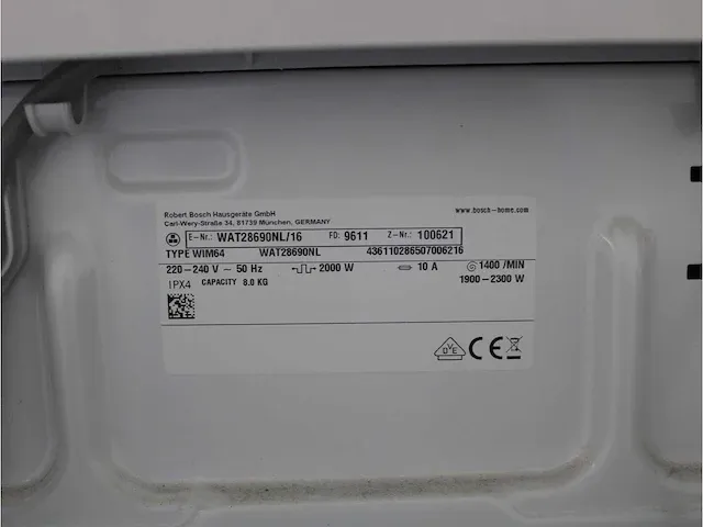 Bosch serie|6 i-dos ecosilence drive exclusiv wasmachine & bosch serie|6 selfcleaning condenser exclusiv droger - afbeelding 5 van  8