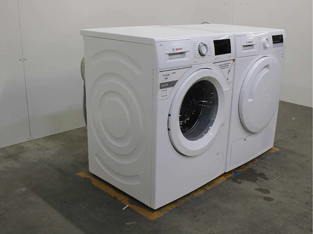 Bosch serie|6 i-dos ecosilence drive wasmachine & bosch serie|4 wasdroger - afbeelding 4 van  8