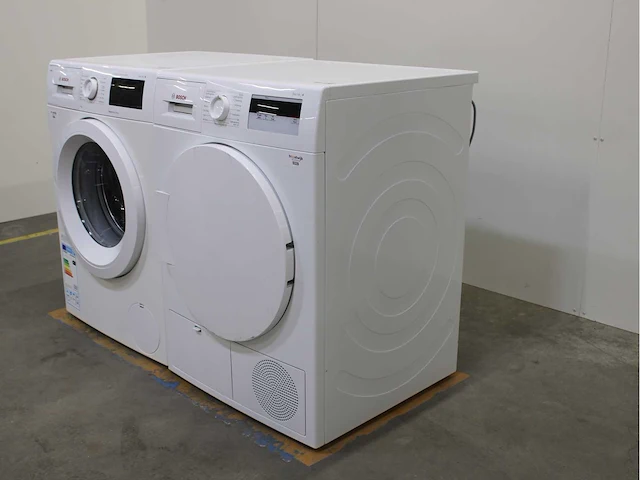 Bosch serie|6 i-dos ecosilence drive wasmachine & bosch serie|4 wasdroger - afbeelding 7 van  8