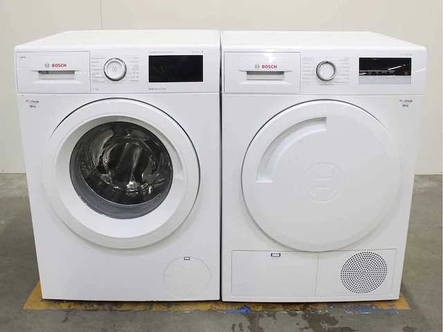 Bosch serie|6 i-dos ecosilence drive wasmachine & bosch serie|4 wasdroger - afbeelding 1 van  8