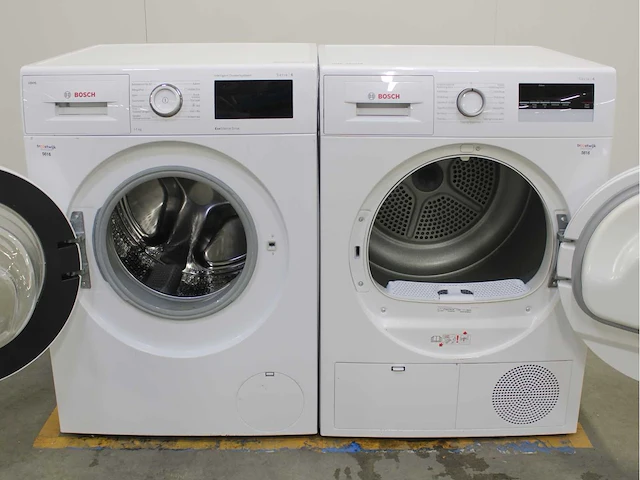Bosch serie|6 i-dos ecosilence drive wasmachine & bosch serie|4 wasdroger - afbeelding 2 van  8