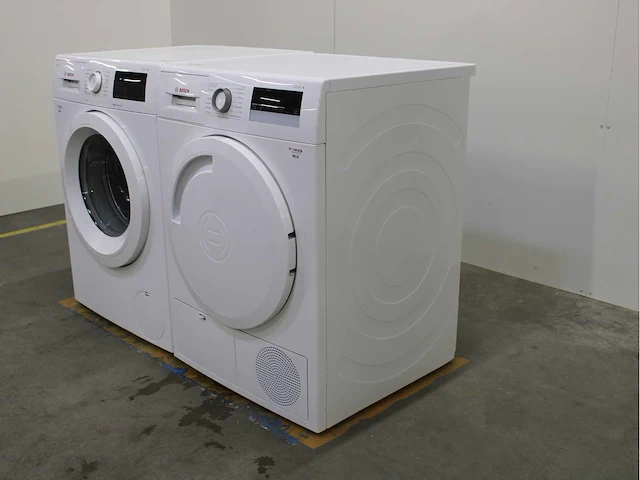 Bosch serie|6 i-dos ecosilence drive wasmachine & bosch serie|4 wasdroger - afbeelding 7 van  8