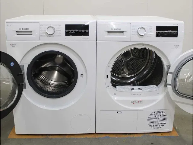 Bosch serie|6 i-dos ecosilence drive wasmachine & bosch serie|6 droger - afbeelding 2 van  8