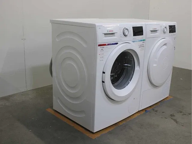 Bosch serie|6 i-dos ecosilence drive wasmachine & bosch serie|6 selfcleaning condenser a+++ droger - afbeelding 4 van  8