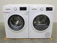 Bosch serie|6 i-dos ecosilence drive wasmachine & bosch serie|6 selfcleaning condenser wasdroger - afbeelding 1 van  8